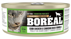 Nourriture en conserve pour chat - Poulet de chair cobb & canard canadien / 156g