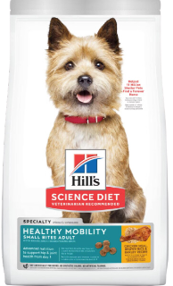 SCIENCE DIET | Nourriture pour chien adulte - Mobilité saine - Petites bouchées / 4 lbs