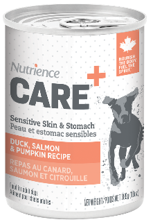 NUTRIENCE CARE | Nourriture pour chien en conserve - peau et estomac sensibles / 369g (13 oz)
