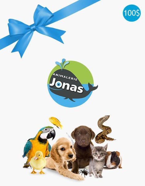 Carte-cadeau Animalerie Jonas