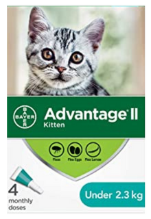 ADVANTAGE II | Traitement anti-puces pour chaton / Moins de 2,3 kg
