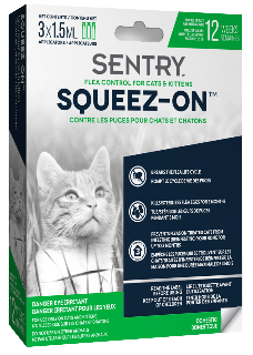 SENTRY | Tube contre puces & tiques / Chat & chaton