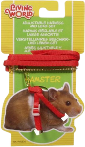 Laisse & harnais ajustable pour hamster