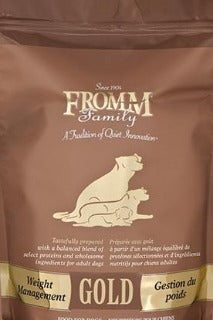 FROMM | GOLD - NOURRITURE POUR chien adulte - gestion du poids / 2.3 KG (5 LBS)