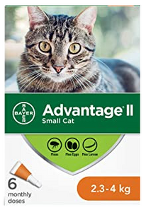 ADVANTAGE II | Traitement anti-puces pour chat / 2,3 à 4 kg