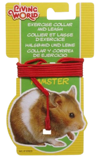 Laisse & collier ajustable pour hamster