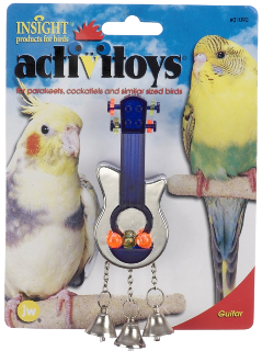 Jouet "Guitare Activitoys" pour oiseaux