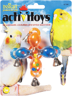 Jouet "Quad pod activitoys" pour oiseaux