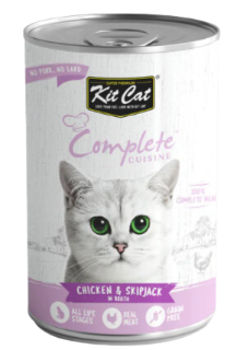 Nourriture pour chat en conserve - Sans céréales - Poulet & listao / 150g