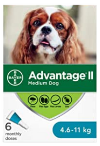ADVANTAGE II | Traitement anti-puces pour chien / De 4,6 à 11 kg