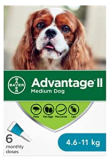 ADVANTAGE II | Traitement anti-puces pour chien / De 4,6 à 11 kg