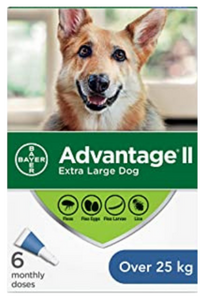 ADVANTAGE II | Traitement anti-puces pour chien / Plus de 25 kg