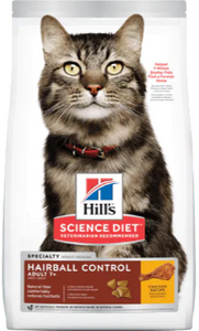 SCIENCE DIET | Nourriture pour chat adulte - 7+ ans - Contrôle des boules de poils
