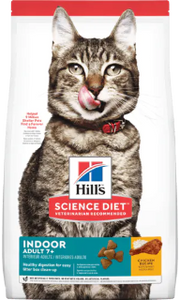 SCIENCE DIET | Nourriture pour chat adulte d'intérieur - 7+ ans - Poulet