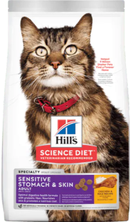 SCIENCE DIET | Nourriture pour chat adulte - Peau & estomac sensible