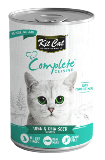 Nourriture pour chat en conserve - Sans céréales - Thon & graines de chia / 150g