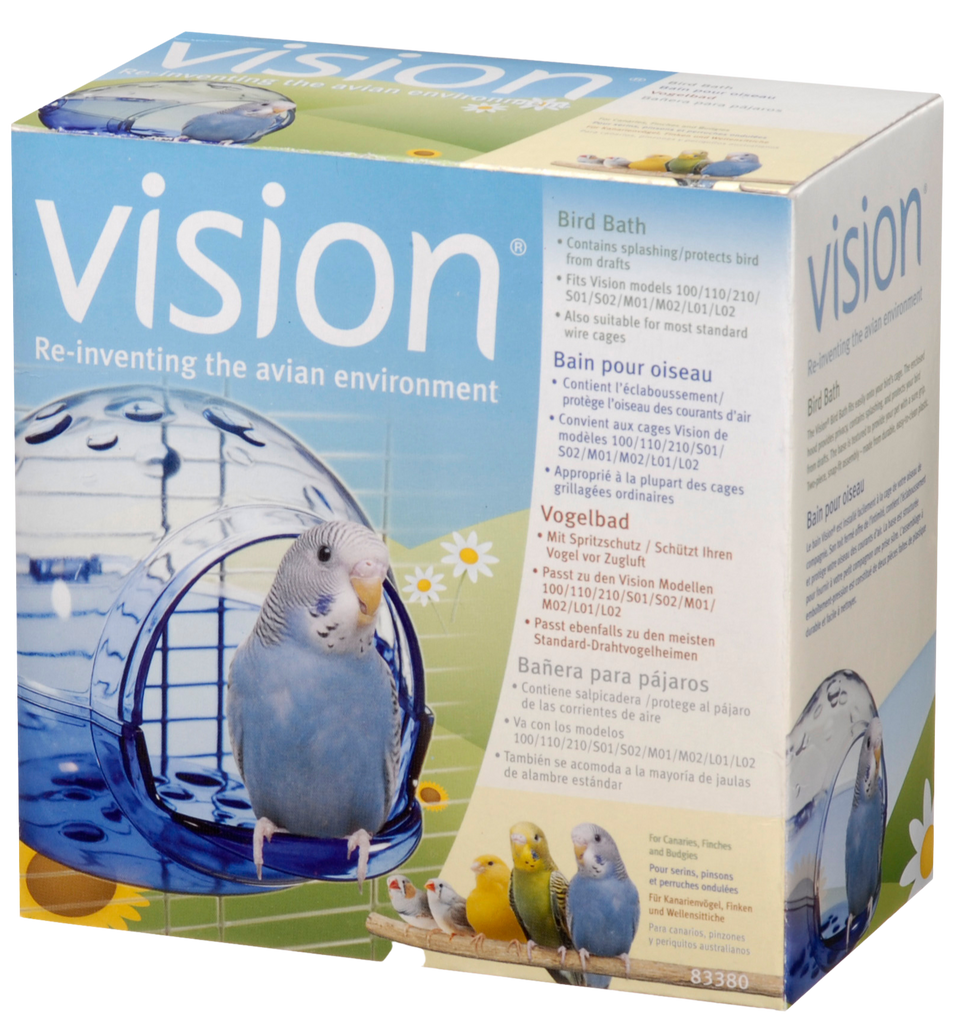 Baignoire pour oiseaux - Cage Vision – Boutique Animalerie Jonas